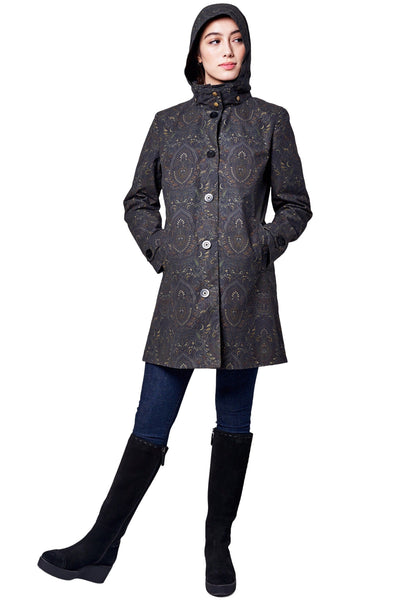 FELLER Outerwear Indian Damask / XS Queen Anne Trench